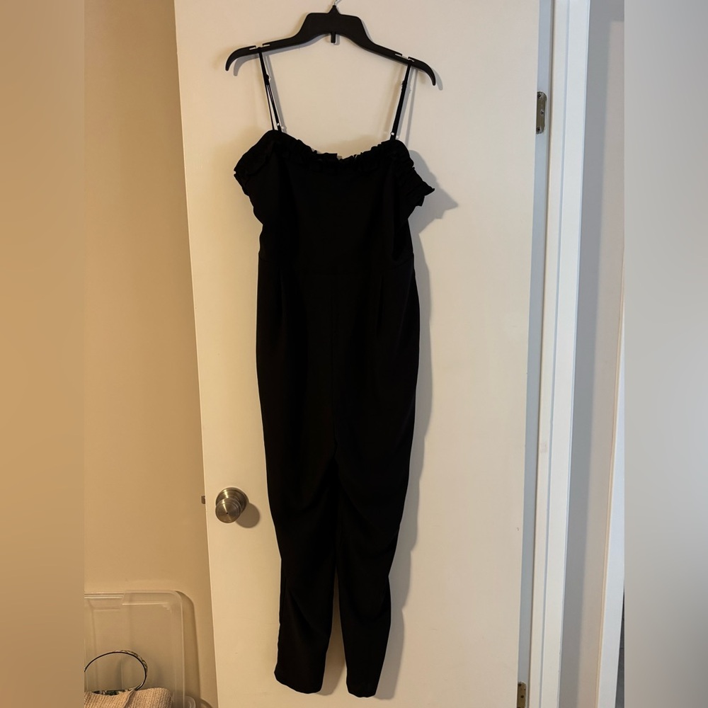 19 Cooper Black Spaghetti Strap Jumpsuit